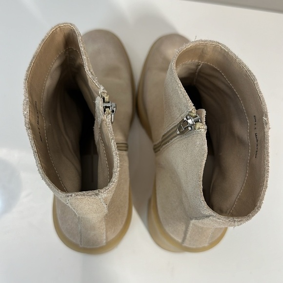 Dolce Vita Gum Sole Tan Platform Moto Side Zip Suede Ankle Boots Size 9.5 - Picture 8 of 16